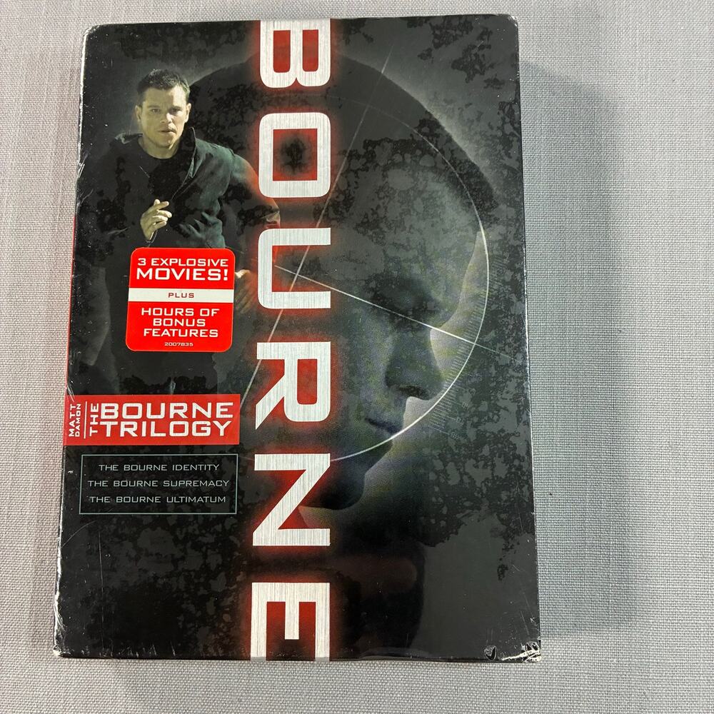 The Bourne Trilogy DVD Box Set Matt Damon 3 Movie Collection Sealed